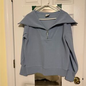 Varley Vine Half-Zip Sweat - Dusty Blue